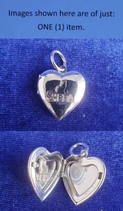 925 Sterling Silber Sheba Katze Herz Medaillon Anhänger 25pt214 - Bild 1 von 1