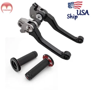 For Yamaha YZ426F/450F 2001-2007 06 CNC Dirt Bike Clutch Brake Levers Hand Grips - Picture 1 of 11