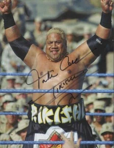 RIKISHI WWE GRAN FOTO AUTOGRAFIADA FIRMADA CON CERTIFICADO DE AUTENTICIDAD - Imagen 1 de 1