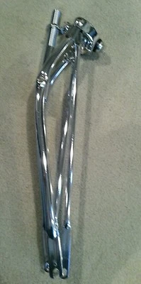 QUALITY CLASSIC SPRINGER FORK 26" BEACH CRUISER BICYCLES , CHROME 1" - Image 1 of 4