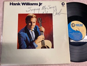 Hank Williams JR Singing My Songs ( Johnny Cash) EXc MGM Label 12” LP Record - Picture 1 of 4