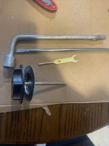 2005 INFINITI G35 SEDAN TRUNK TOOL SET 4 Hold Down Spare Change Tire Set OEM - Picture 1 of 6