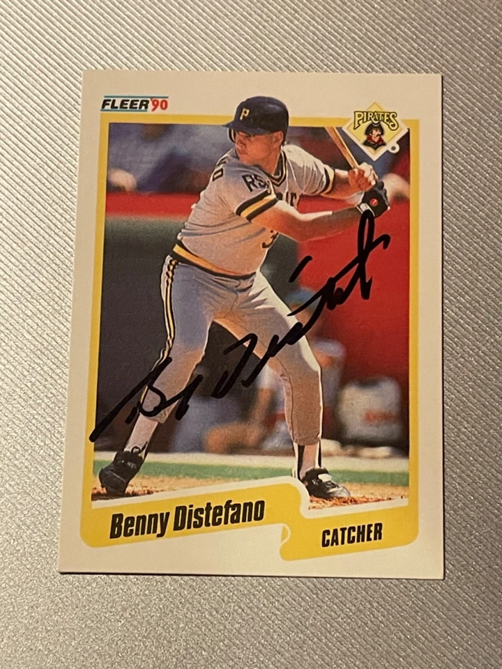 Pittsburgh Pirates BENNY DISTEFANO Signed Card - Image 1 of 1