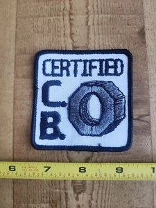Vintage CB Radio Patch "Certified C.B. Nut" FREE SHIPPING!!! - Picture 1 of 2