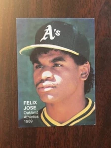 Felix Jose Oakland A's 1989 Rookies Superstars Two #9 PACAFIC CARDS AND COMICS - Picture 1 of 3