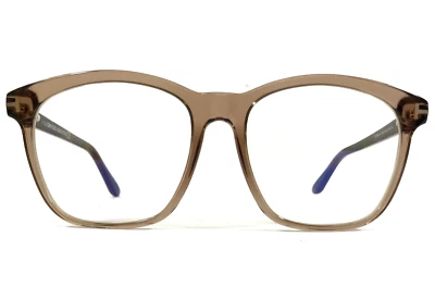 Tom Ford 眼镜框 TF 5481-B 045 透明棕色方形全边 54-16-140 — 第 1/4 张图片