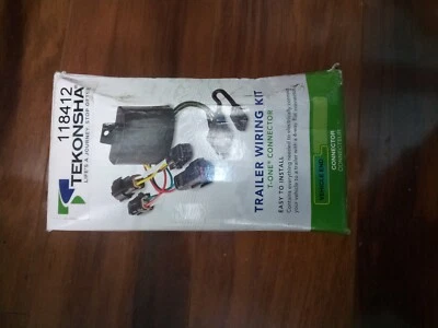 Tekonsha 118412 T-One OEM Trailer Wiring Connector Kit Flat 4-way Tow Lights Kit - Image 1 of 4