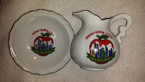 Kleiner Krug und Untertasse New York City Souvenir - Bild 1 von 4