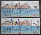 Gibraltar 1998, 2 niestemplowane (MNH) bloki, mi. 34 "Maritime Welt"