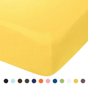 Hoja ajustada a máquina para cuna de microfibra 1800 hilos lavable bonitos colores ricos - Imagen 1 de 19