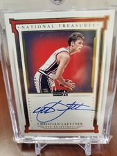 Christian Laettner Panini 2015-16 USA National Treasures Basketball Card 25/25!