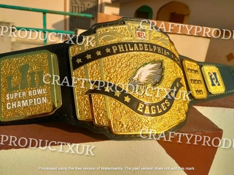 Philadelphia Eagles NFL Championship Belt Cover