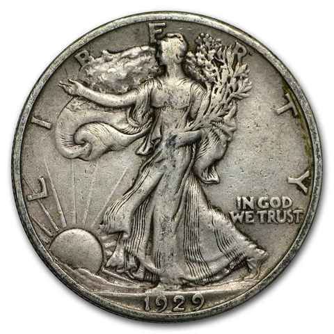 1929-S Walking Liberty Half Dollar XF - SKU#5405 Cover