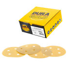 400 Grit 5" Gold Sanding Discs - 5-Hole Hook and Loop for DA Sander - Box of 50