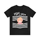 Mama 2024, Mutter im Jahr 2024, Baby, T-Shirt, Baby Ankunft, Geschenk für Mütter, es ist ein Mädchen