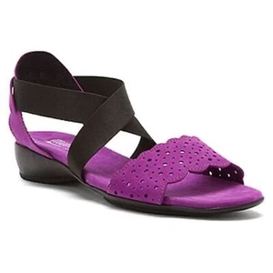 Munro American Lacy sandal violet nubuck 8.5W wide - Picture 1 of 7