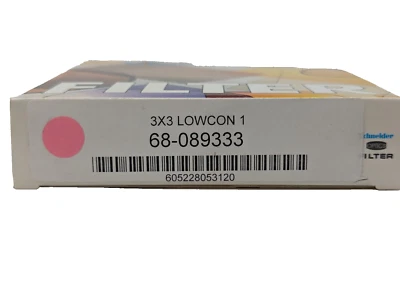 New Schneider Optics 3x3" Low Contrast 1 Water White Glass Filter #68-089333 - Image 1 of 4