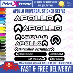 APOLLO Bikes Vinyl Decals, Stickers, Mountain Bike Cycling, Bmx, HIGH QUALITY V2 - Picture 1 of 7