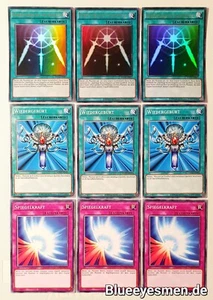 Yu-Gi-Oh! 9er Set Verräterische Schwerter Wiedergeburt Spiegelkraft NM Neu!  - Bild 1 von 1