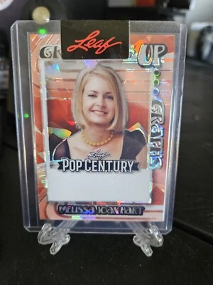2023 Leaf Pop Century Proof Growing Up Red Cracked Ice Melissa Joan Hart 1/1 GEM - Image 1 of 2