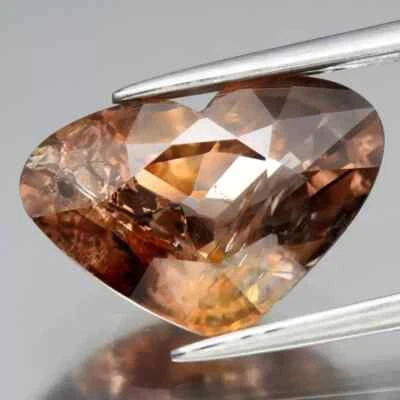 4.70 Ct Natural Champagne Zircon Unheated Combodia Heart Shape Loose Gemstone - Image 1 of 2