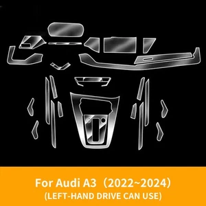 Car Interior Paint Protection Film Clear PPF Anti-Scratch For Audi A3 2022-2024 - Picture 1 of 10