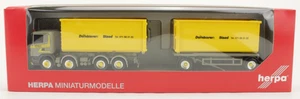 Scania M04 Hängerzug Contain. Dornbierer Staad Herpa 302944 1:87 H0 OVP [ME2-D7] - Picture 1 of 3