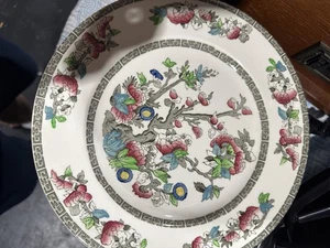 Vintage Johnson Brothers  "INDIAN TREE"  10" Flat plate  ~ Made in England set 4 - Picture 1 of 2