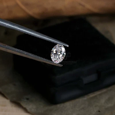 IGI Certified Oval Cut Lab Grown Diamond Loose Stone 2.0 CT Colorless CVD Loose - Image 1 of 4
