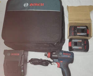 Bosch 1/2" IDH182 18V Brushless Socket Ready Impact w/Charger & 2 Batteries - Picture 1 of 11