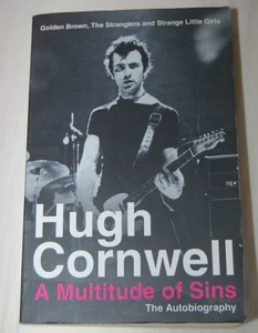 The Stranglers: Black & White - SIGNED Hugh Cornwall autobiography - 2005 1st ed - Picture 1 of 5