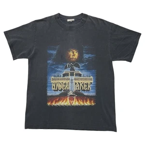 Vintage WWF Undertaker Shirt Mens To Hell And Back WWE Attitude Wrestling 90s - Picture 1 of 8