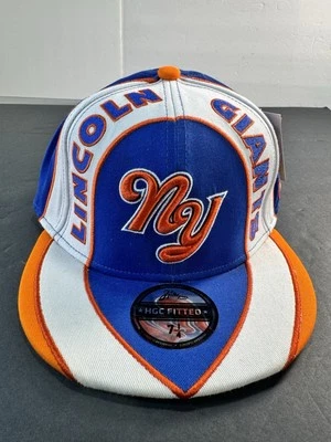 Gorra ajustada de béisbol de la Liga Negra de los Lincoln Giants de Nueva York talla 7-1/4 NLB NUEVA Foto 1 de 4