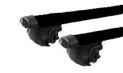 2xBLACK CROSS BAR ROOF RACK For FORD RANGER Wildtrak 2012 - 2026 Fits raise rail - image 1 of 4