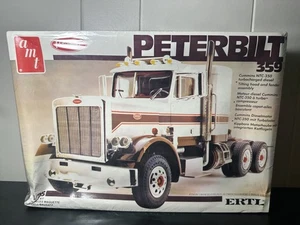 1983 AMT Ertl Peterbilt 359 1/25 Scale Semi Truck Plastic Model Kit 6657, Sealed - Picture 1 of 6