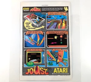 Joust on Atari 2600 Werbung - laminiert aus Original Comic - Bild 1 von 7