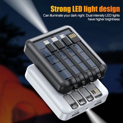 MARKENLOS Powerbank 1000000mAh Tragbar Externer Batterie 4 USB Ladegerät für Alle Handys #