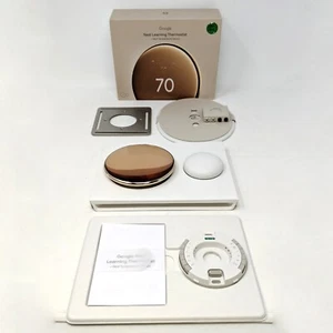 OB Google Nest Learning Thermostat 4th gen With Temperature Sensor - Picture 1 of 10