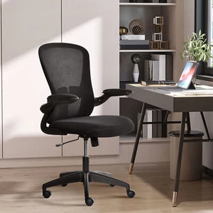 Mid-Back Ergonomic Mesh Swivel Home Office Task Desk Chair w/ Lumbar Support - Picture 1 of 11