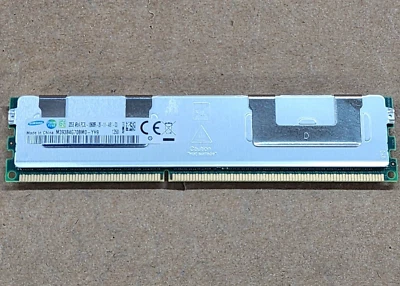 Samsung M393B4G70BM0-YH9 32GB 4Rx4 PC3-10600 DDR3 RDIMM ECC Server Memory Module - Image 1 of 3