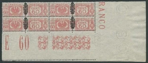 1945 LEUTNANT POSTPAKETE 60 CENT VIERTEL LUXUS POSTFRISCH ** - SV14-5 - Bild 1 von 1