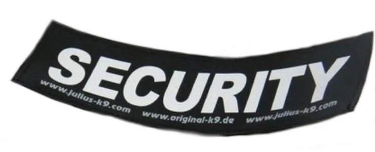 JULIUS-K9 1 Paar Julius K9-Logos -Security- groß