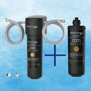 Waterdrop 10UA Under Sink Water Filter System, With Extra RF10 Water Filter