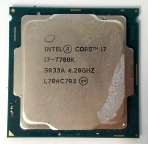 Intel Core i7-7700K CPU 7th Gen 4.2 GHz (Turbo 4.5 GHz) 4-Core 8M LGA-1151 SR33A