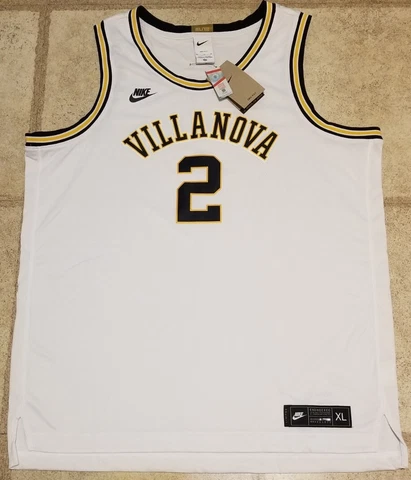 Nike Elite Villanova Wildcats #2 Retro Limited Basketball Jersey White Men's XL Cover