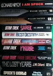 Lot Of 10 Hardcover Star Trek Books Many 1st Printings - Imagen 1 de 1