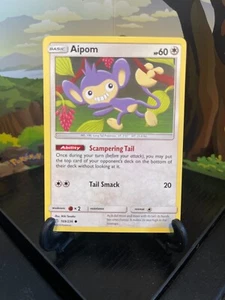 Aipom 169/236 - Cosmic Eclipse - Common - Pokemon Card TCG - LP - Picture 1 of 3
