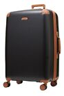Rock Luggage Hard Shell Classic Black Cabin Suitcase Set 4 Wheel Luggage Trolley
