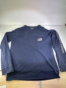 Vineyard Vines Kids Size S Long Sleeve Skiing Graphic Shirt - Picture 1 of 10