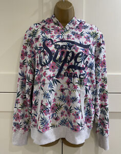 Superdry Tropical Floral Hoodie Size Extra Large Hardly Worn